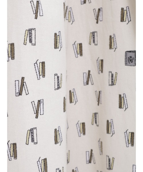 Samansa Mos2（サマンサ モスモス）の「BOOKプリント配色スカート（スカート・レディース・ブラック/グリーン/キナリ・ﾌﾘ-）」の20枚目の写真