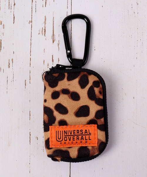 UNIVERSAL OVERALL（ユニバーサルオーバーオール）の「UNIVERSAL OVERALL カラビナ付コインケース（コインケース・メンズ・レオパード/ブラック/カーキ・FREE/F）」の12枚目の写真
