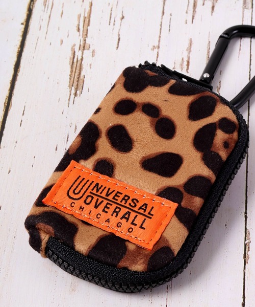 UNIVERSAL OVERALL（ユニバーサルオーバーオール）の「UNIVERSAL OVERALL カラビナ付コインケース（コインケース・メンズ・レオパード/ブラック/カーキ・FREE/F）」の14枚目の写真