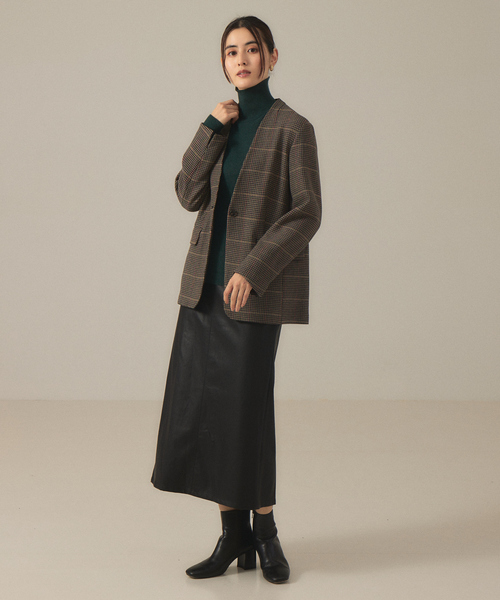 abahouse mavie（アバハウスマヴィ）の「ストレッチリブプルオーバー（ニット/セーター・レディース・ホワイト/グリーン/ブラック/アイボリー・フリー）」の18枚目の写真