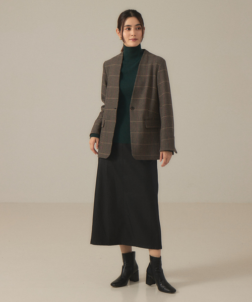 abahouse mavie（アバハウスマヴィ）の「ストレッチリブプルオーバー（ニット/セーター・レディース・ホワイト/グリーン/ブラック/アイボリー・フリー）」の19枚目の写真