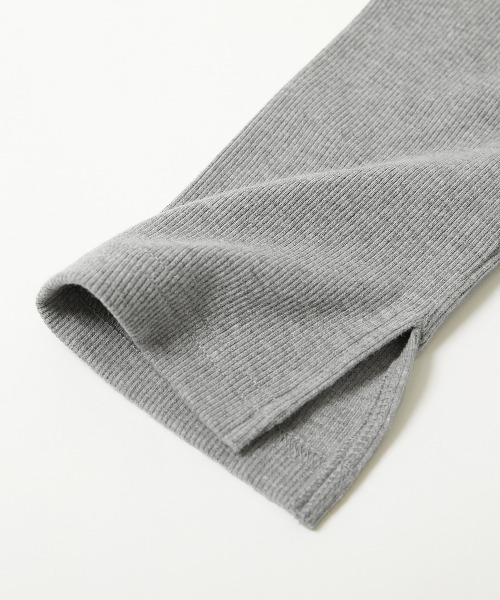 devirock(デビロック)の「裾スリット リブレギンス(レギンス/スパッツ・キッズ・杢グレー/ヘザーチャコール/ブラック/アイボリー・100cm/110cm/120cm/130cm/140cm/150cm/160cm)」の9枚目の写真