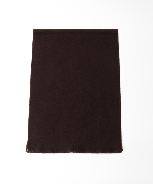 EDIFICE（エディフィス）の「AX カシミヤ ソリッドマフラー（マフラー・メンズ・ライトブルー/ボルドー/マスタード・FREE）」の4枚目の写真