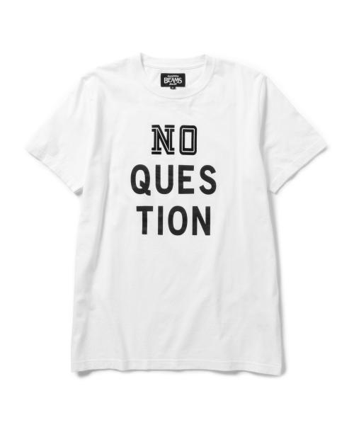 BEAMS(ビームス)の「BEAMS / タイポグラフィー Tee(Tシャツ/カットソー・メンズ・ホワイト/ネイビー・MEDIUM/SMALL/LARGE)」の3枚目の写真