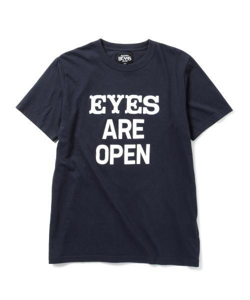 BEAMS(ビームス)の「BEAMS / タイポグラフィー Tee(Tシャツ/カットソー・メンズ・ホワイト/ネイビー・MEDIUM/SMALL/LARGE)」の4枚目の写真