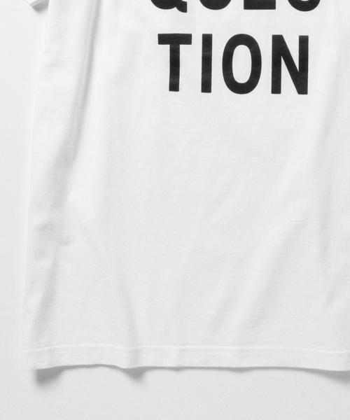 BEAMS(ビームス)の「BEAMS / タイポグラフィー Tee(Tシャツ/カットソー・メンズ・ホワイト/ネイビー・MEDIUM/SMALL/LARGE)」の6枚目の写真