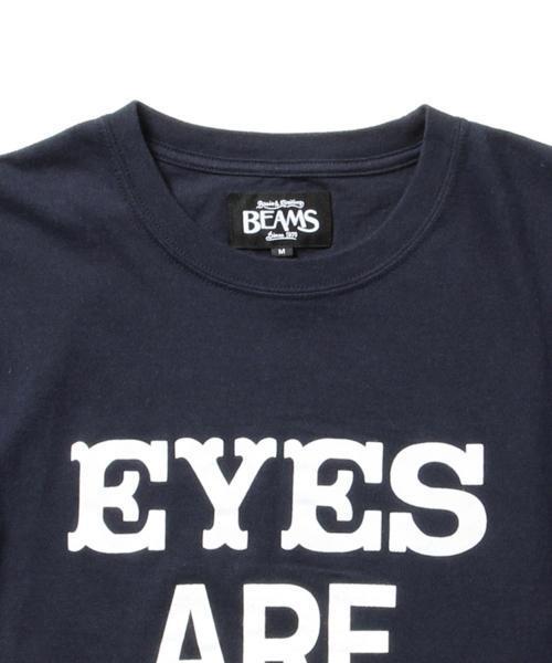 BEAMS(ビームス)の「BEAMS / タイポグラフィー Tee(Tシャツ/カットソー・メンズ・ホワイト/ネイビー・MEDIUM/SMALL/LARGE)」の7枚目の写真