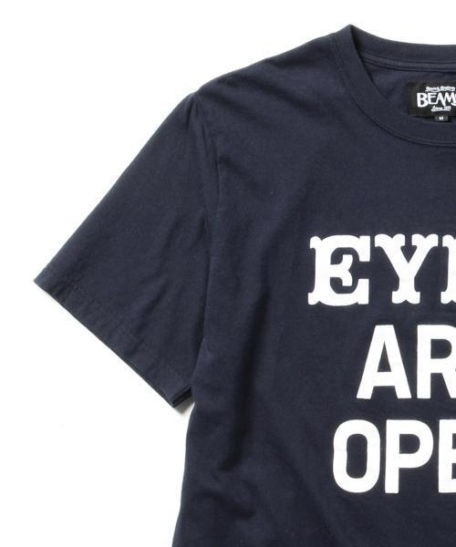 BEAMS(ビームス)の「BEAMS / タイポグラフィー Tee(Tシャツ/カットソー・メンズ・ホワイト/ネイビー・MEDIUM/SMALL/LARGE)」の12枚目の写真
