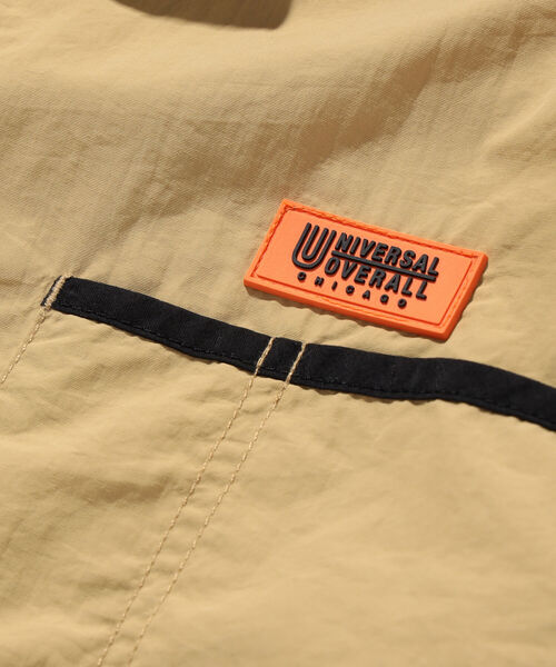 UNIVERSAL OVERALL（ユニバーサルオーバーオール）の「UNIVERSAL OVERALL × BEAMS / 別注 カバー コーチ ジャケット 23SS（ブルゾン・メンズ・ブラック/ネイビー/ベージュ・X-LARGE/SMALL/LARGE/MEDIUM）」の17枚目の写真