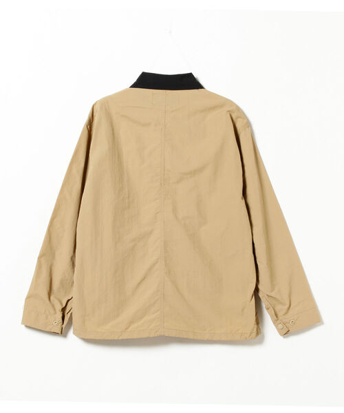 UNIVERSAL OVERALL（ユニバーサルオーバーオール）の「UNIVERSAL OVERALL × BEAMS / 別注 カバー コーチ ジャケット 23SS（ブルゾン・メンズ・ブラック/ネイビー/ベージュ・X-LARGE/SMALL/LARGE/MEDIUM）」の21枚目の写真