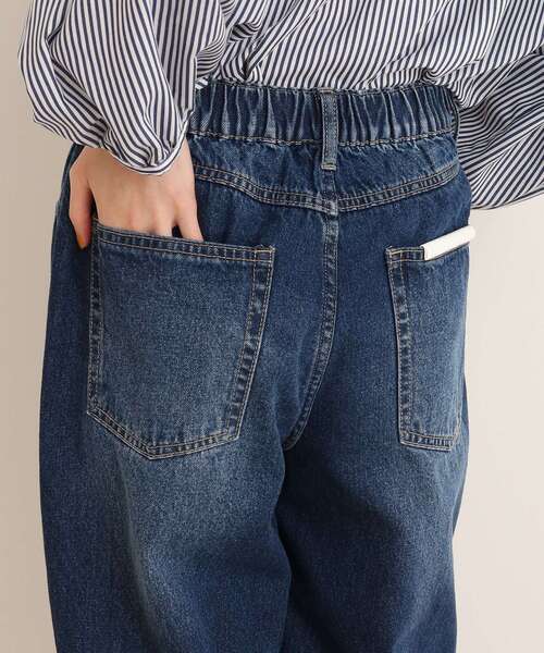 SHOO・LA・RUE（シューラルー）の「◆一本は揃えておくべき◎デニムテーパードパンツ（デニムパンツ・レディース・ライトブルー/ホワイト/ネイビー・10/05/03/04/01/02）」の8枚目の写真