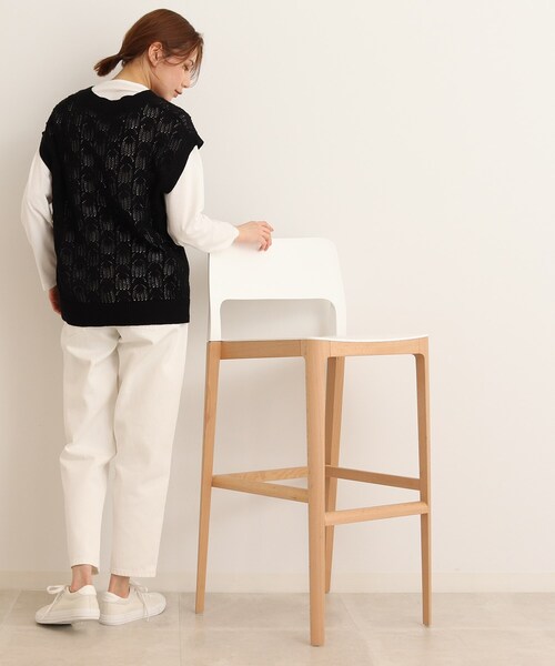 SHOO・LA・RUE（シューラルー）の「◆一本は揃えておくべき◎デニムテーパードパンツ（デニムパンツ・レディース・ライトブルー/ホワイト/ネイビー・10/05/03/04/01/02）」の16枚目の写真