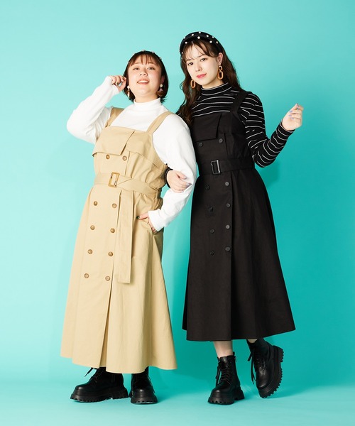 PUNYUS（プニュズ）の「トレンチ風ワンピース（ワンピース）」 - WEAR