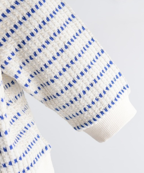 moimoln（モイモルン）の「【セットアップ】メリーゴーランドジャガードトップス＆パンツ（Tシャツ/カットソー・キッズ・アイボリー・120cm/80ｃｍ/90cm/100cm/110cm）」の3枚目の写真