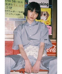 HOLIDAY | CROPPED STRIPE SHIRT クロップドストライプシャツ(シャツ/ブラウス)