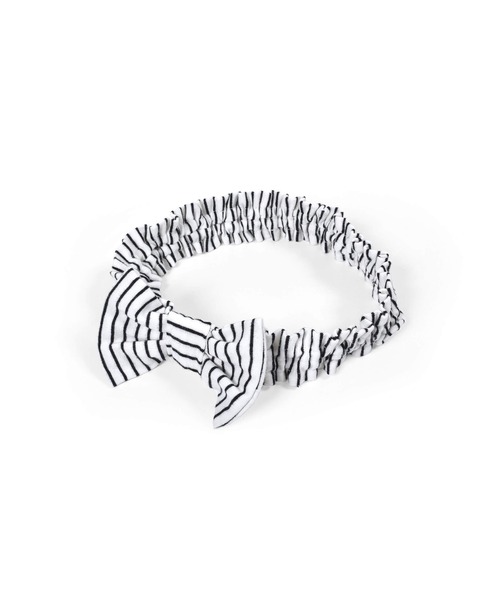 birthday party（バースデイパーティー）の「birthdayparty/【お揃い】2配色ボーダーリボンヘアーバンド（その他ベビー用品・キッズ・ブラック系その他/ピンク系その他/ブルー系その他・ONESIZE）」の6枚目の写真