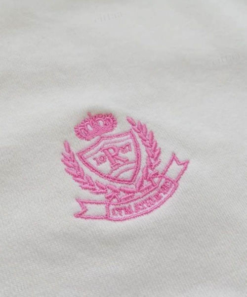 Dalfwin（ダールフィン）の「シャーベットカラーリーフ刺繍ロゴスウェット（スウェット・レディース・ピンク/ブルー/イエロー/アイボリー・FREE）」の13枚目の写真