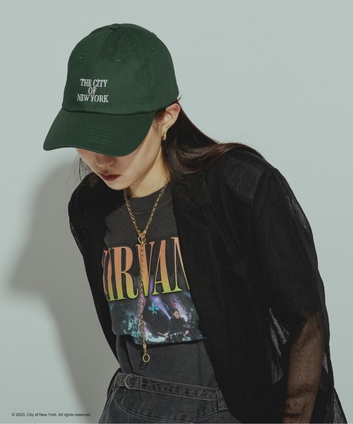 GOOD ROCK SPEED（グッドロックスピード）の「NYC × GOOD ROCK SPEED logo cap（キャップ・レディース・グリーン/ネイビー/ブラック・FREE）」の19枚目の写真