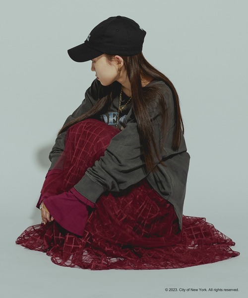 GOOD ROCK SPEED（グッドロックスピード）の「NYC × GOOD ROCK SPEED logo cap（キャップ・レディース・グリーン/ネイビー/ブラック・FREE）」の7枚目の写真