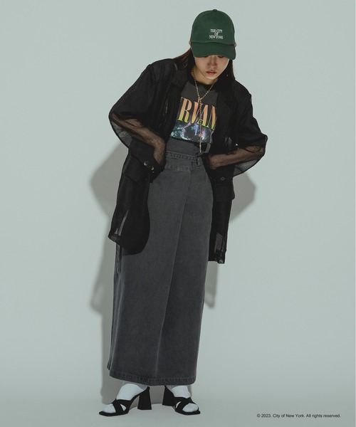 GOOD ROCK SPEED（グッドロックスピード）の「NYC × GOOD ROCK SPEED logo cap（キャップ・レディース・グリーン/ネイビー/ブラック・FREE）」の16枚目の写真