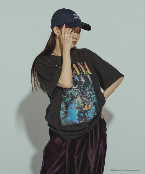 GOOD ROCK SPEED（グッドロックスピード）の「NYC × GOOD ROCK SPEED logo cap（キャップ・レディース・グリーン/ネイビー/ブラック・FREE）」の15枚目の写真