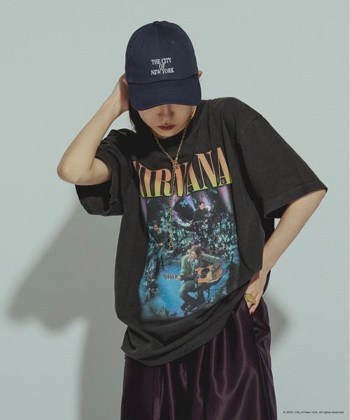 GOOD ROCK SPEED（グッドロックスピード）の「NYC × GOOD ROCK SPEED logo cap（キャップ・レディース・グリーン/ネイビー/ブラック・FREE）」の4枚目の写真