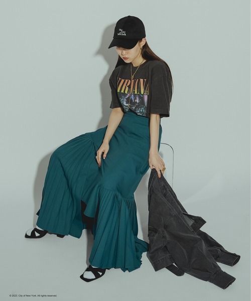 GOOD ROCK SPEED（グッドロックスピード）の「NYC × GOOD ROCK SPEED logo cap（キャップ・レディース・グリーン/ネイビー/ブラック・FREE）」の17枚目の写真