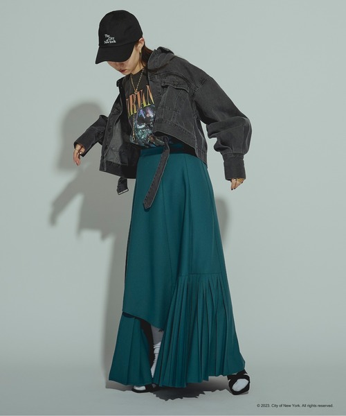 GOOD ROCK SPEED（グッドロックスピード）の「NYC × GOOD ROCK SPEED logo cap（キャップ・レディース・グリーン/ネイビー/ブラック・FREE）」の21枚目の写真