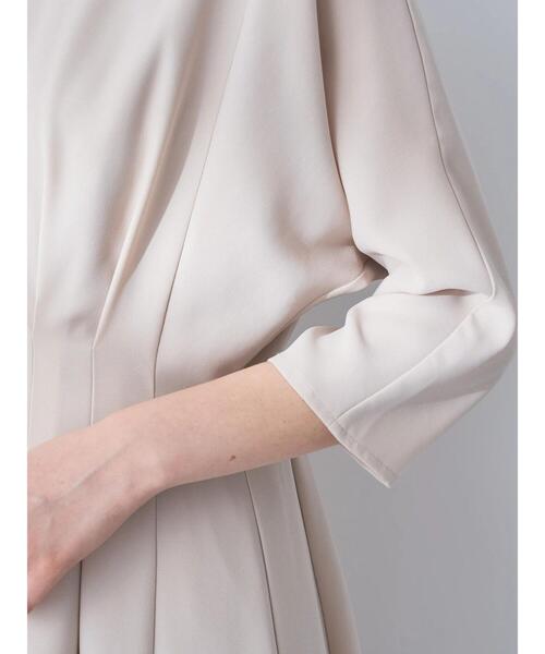 YECCA VECCA（イェッカヴェッカ）の「タックデザインドレス（ドレス・レディース・ネイビー/ミント/ライトベージュ・FREE）」の21枚目の写真