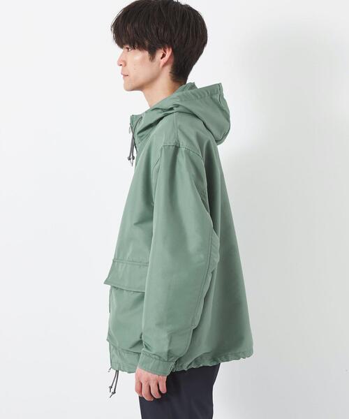 green label relaxing(グリーンレーベルリラクシング)の「BIWATEX デッキパーカー -撥水-(その他アウター・メンズ・ライトグレー/ネイビー/ケリー・L/XL/S/M)」の4枚目の写真