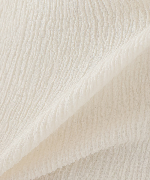 SLOBE IENA(スローブイエナ)の「クリンクルフィットポロ襟シャツ(ポロシャツ・レディース・アイボリー/ライトグリーン/オレンジ・FREE)」の22枚目の写真