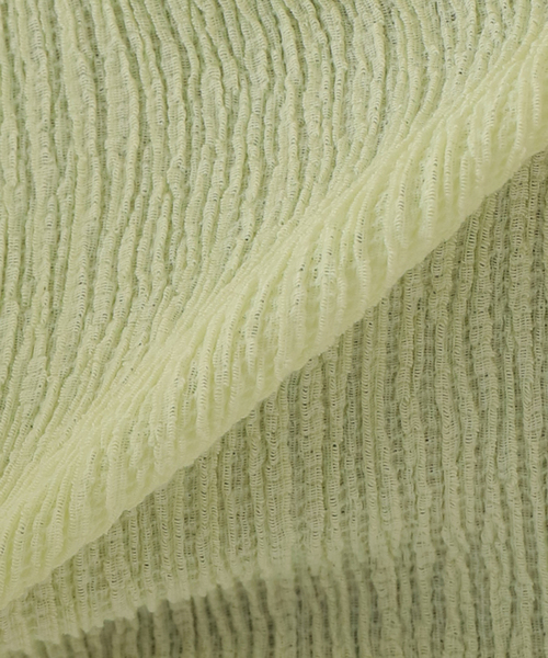 SLOBE IENA(スローブイエナ)の「クリンクルフィットポロ襟シャツ(ポロシャツ・レディース・アイボリー/ライトグリーン/オレンジ・FREE)」の8枚目の写真