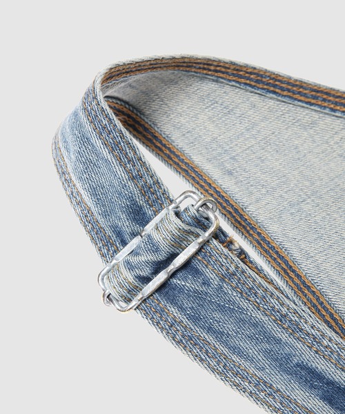SUGARHILL(シュガーヒル)の「FADED CLASSIC DENIM OVERALLS(サロペット/オーバーオール・メンズ・インディゴブルー・0)」の3枚目の写真