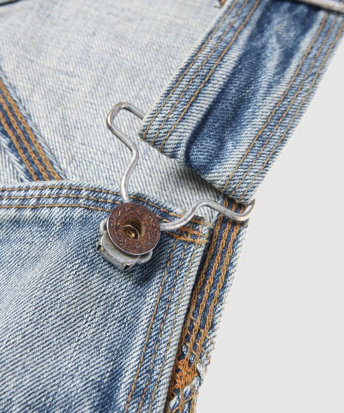 SUGARHILL(シュガーヒル)の「FADED CLASSIC DENIM OVERALLS(サロペット/オーバーオール・メンズ・インディゴブルー・0)」の4枚目の写真