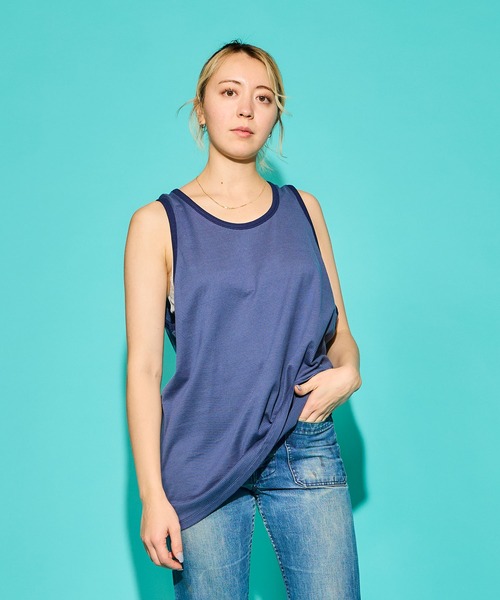 COMMON EDUCATION - MINI STRIPE TANK TOP（タンクトップ）｜COMMON EDUCATION（コモンエデュケーション） 7,480円