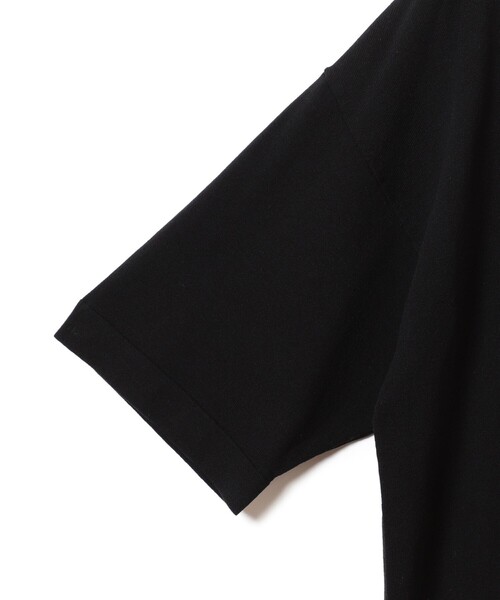 BEAMS LIGHTS(ビームスライツ)の「BEAMS LIGHTS / スキッパー ニットポロシャツ(ポロシャツ・メンズ・グリーン系その他2/ブラック・LARGE/SMALL/MEDIUM)」の6枚目の写真