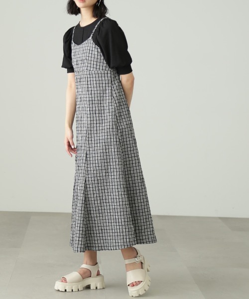 FREE'S MART（フリーズマート）の「【Sシリーズ対応】◆ワッシャーマーメイドキャミワンピース（ワンピース・レディース・ブラック/ホワイト系その他/ホワイト・SMALL/X-SMALL/MEDIUM）」の21枚目の写真