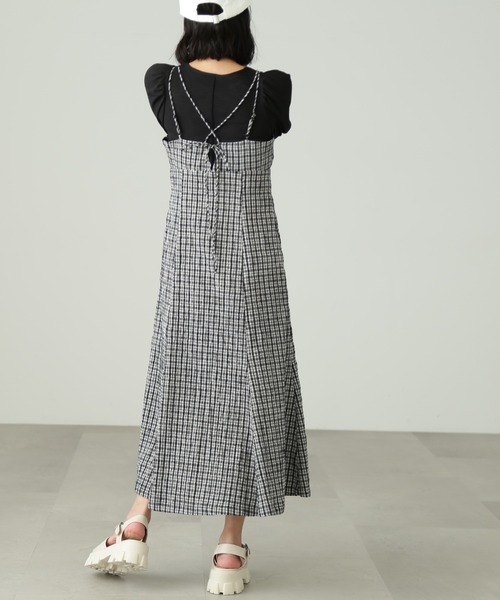 FREE'S MART（フリーズマート）の「【Sシリーズ対応】◆ワッシャーマーメイドキャミワンピース（ワンピース・レディース・ブラック/ホワイト系その他/ホワイト・SMALL/X-SMALL/MEDIUM）」の6枚目の写真