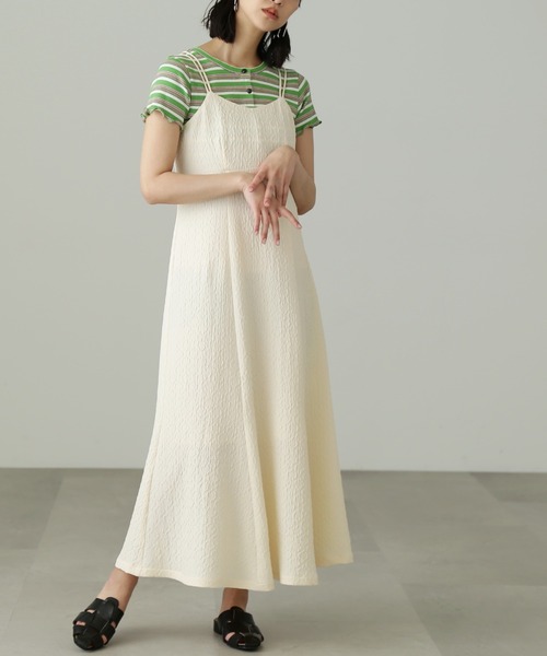 FREE'S MART（フリーズマート）の「【Sシリーズ対応】◆ワッシャーマーメイドキャミワンピース（ワンピース・レディース・ブラック/ホワイト系その他/ホワイト・SMALL/X-SMALL/MEDIUM）」の13枚目の写真