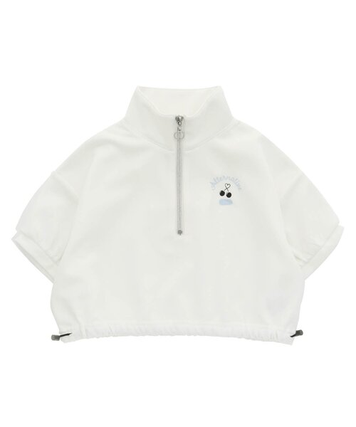 algy（アルジー）の「【吸水速乾】ジップトップス（Tシャツ/カットソー・キッズ・ブラック/オフホワイト/ラベンダー・XX-SMALL/X-SMALL/SMALL/MEDIUM）」の9枚目の写真