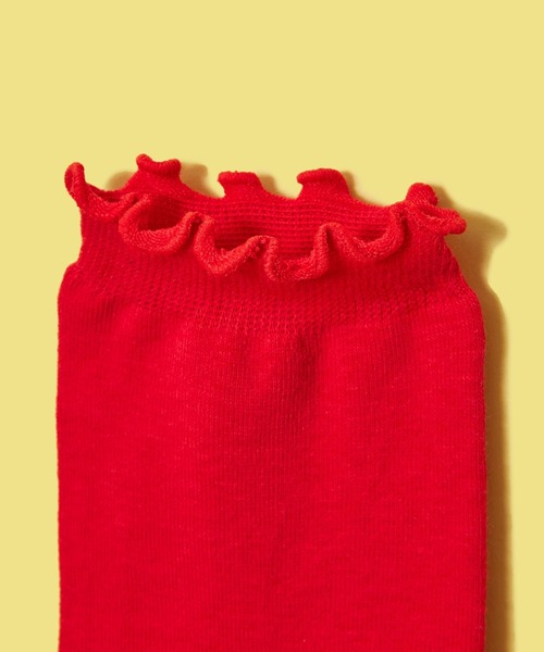 FOREVER 21(フォーエバー トゥエンティーワン)の「カラーメロウソックス(ソックス/靴下・レディース・ライトブルー/レッド系その他/ピンク系その他/オフホワイト・FREE)」の5枚目の写真