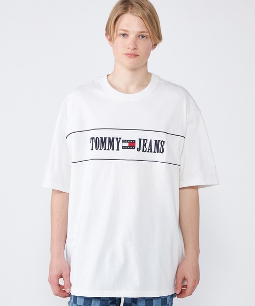 tommy jeans（トミー ジーンズ）の「スケーターアーカイブTシャツ（Tシャツ/カットソー・メンズ・ネイビー/グリーン/ホワイト・LARGE/MEDIUM/SMALL/X-LARGE）」の2枚目の写真