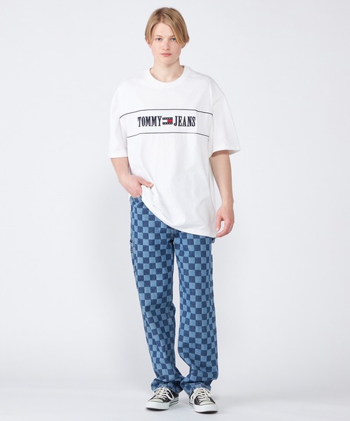 tommy jeans（トミー ジーンズ）の「スケーターアーカイブTシャツ（Tシャツ/カットソー・メンズ・ネイビー/グリーン/ホワイト・LARGE/MEDIUM/SMALL/X-LARGE）」の13枚目の写真