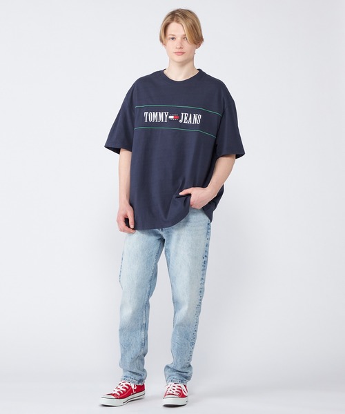 tommy jeans（トミー ジーンズ）の「スケーターアーカイブTシャツ（Tシャツ/カットソー・メンズ・ネイビー/グリーン/ホワイト・LARGE/MEDIUM/SMALL/X-LARGE）」の8枚目の写真