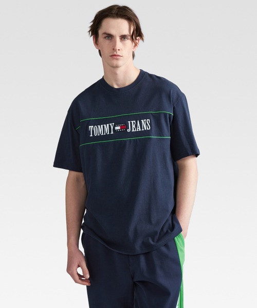 tommy jeans（トミー ジーンズ）の「スケーターアーカイブTシャツ（Tシャツ/カットソー・メンズ・ネイビー/グリーン/ホワイト・LARGE/MEDIUM/SMALL/X-LARGE）」の7枚目の写真