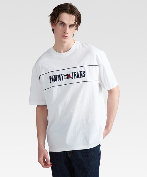 tommy jeans（トミー ジーンズ）の「スケーターアーカイブTシャツ（Tシャツ/カットソー・メンズ・ネイビー/グリーン/ホワイト・LARGE/MEDIUM/SMALL/X-LARGE）」の12枚目の写真