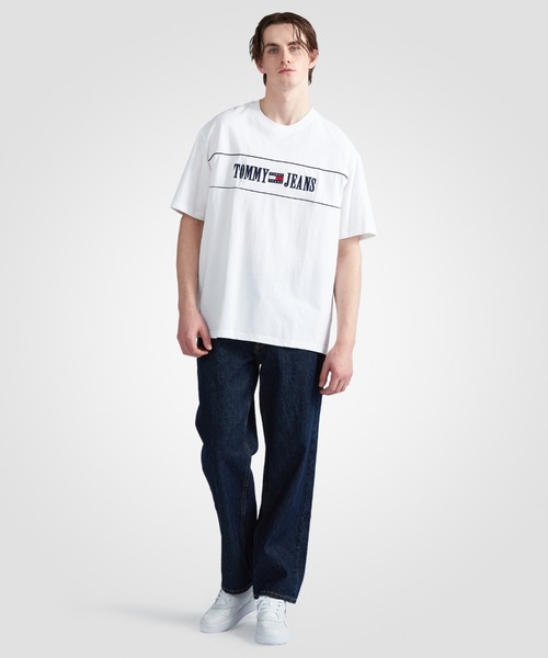 tommy jeans（トミー ジーンズ）の「スケーターアーカイブTシャツ（Tシャツ/カットソー・メンズ・ネイビー/グリーン/ホワイト・LARGE/MEDIUM/SMALL/X-LARGE）」の14枚目の写真
