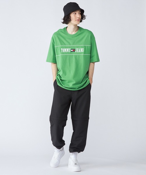 tommy jeans（トミー ジーンズ）の「スケーターアーカイブTシャツ（Tシャツ/カットソー・メンズ・ネイビー/グリーン/ホワイト・LARGE/MEDIUM/SMALL/X-LARGE）」の16枚目の写真