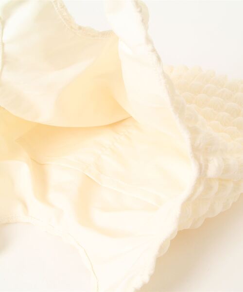 SVEC（シュベック）の「ポップコーン トートバッグ（トートバッグ・レディース・アイボリー/ブルー/パープル/ブラック・FREE）」の7枚目の写真