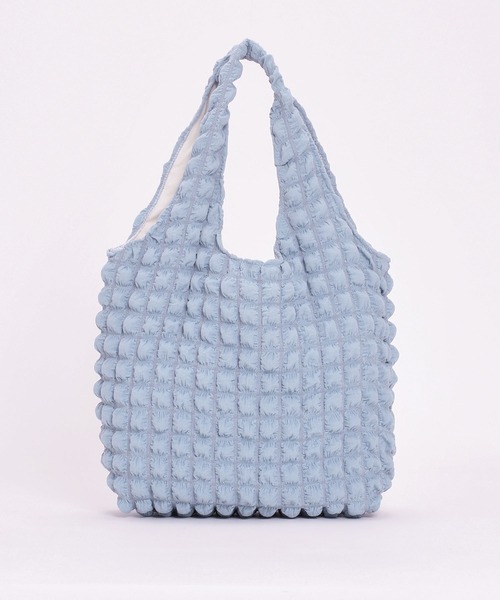 SVEC（シュベック）の「ポップコーン トートバッグ（トートバッグ・レディース・アイボリー/ブルー/パープル/ブラック・FREE）」の3枚目の写真